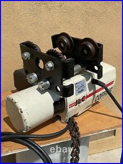 Coffing 2-Ton Chain Hoist JLC4008-3-LCX Pendant Control & Trolley UT2 3 Phase