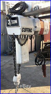 Coffing 3-ton Electric Chain Hoist #ect6010-s