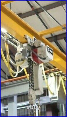 Coffing 5 Ton Electric Chain Hoist With Motorized Trolley 230/460 Volts