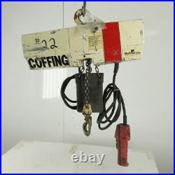 Coffing EC. 1032.3 1/2 Ton Electric Chain Hoist 2 Speed 8/32FPM 20' Travel 230V