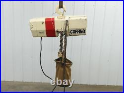 Coffing EC. 4016 2 Ton Electric Chain Hoist 230V 3PH 12' Lift Single Chain 16FPM