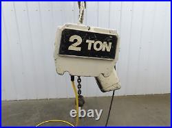 Coffing EC. 4016.3 2 Ton Electric Chain Hoist 16 FPM 12' Lift 230/460 Volt 3PH