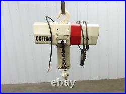 Coffing EC. 4016.7 2 Ton Electric Chain Hoist 200-230V 3PH 12' Lift Single Chain