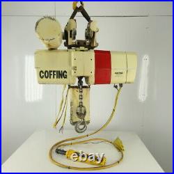 Coffing EC. 4024.4 2 Ton Electric Chain Hoist 2 Speed 6/24FPM 10' Travel 460V