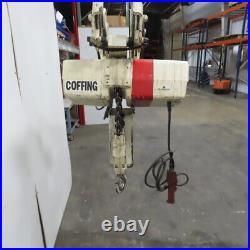 Coffing EC10008-5 5 Ton 10K LB Electric Chain Hoist 230/460V 3PH 10' Lift 5FPM