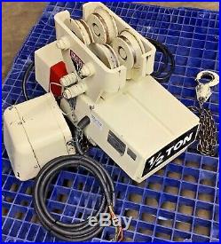 Coffing Ect1016 1/2-ton Electric Chain Hoist 3phase 1/2hp 10ft Chain 16fpm