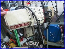 Coffing Electric Chain Hoist 1/2 Ton 15' Lift Ec-1016-3