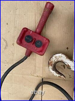 Coffing Electric Chain Hoist 10 ft 1/2 Ton, 1725 RPM- 115/230 Volts JF 861-1