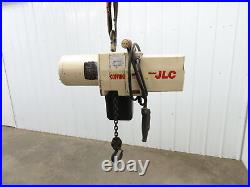 Coffing JLC1016 1/2 Ton 1000lb Electric Chain Hoist 10' Lift 16 FPM 1Ph 115V
