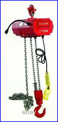 DAYTON 2GXH6 Electric Chain Hoist, 4000 lb, 10 ft
