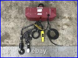 DAYTON -452R41 Electric Chain Hoist 2,000 Lb 10 Ft Hook Mounted No Trolley