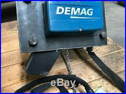DEMAG ELECTRIC CHAIN HOIST DC-PRO 1-1 H8 125kg