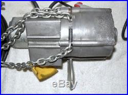 DUFF-NORTON LITTLE MULE 1/4 Ton (500 lb) Electric Chain Hoist LMES-0512-20/115V