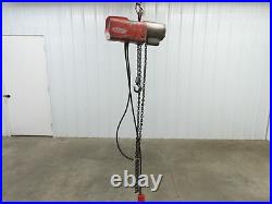Dayton 1 Ton 2000lb Electric Chain Hoist 10' Lift 16FPM 120V 1Ph 5 Pendent