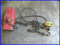 Dayton 300 lb Electric Chain Hoist 115v 1 Phase 10' Model 4Z358 Good Condition