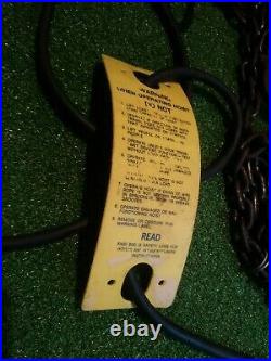 Dayton 300lb Electric Chain Hoist Mod#4Z358 115 Volt -10' Used Condition