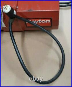 Dayton 3YB85G 1/2 Ton H4 Electric Chain Hoist