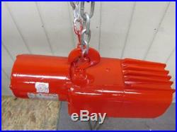 Dayton 3Z923 Electric Chain Hoist 1/2 Ton 1000 Lbs 1 PH 15' Ft. Lift (Coffing)