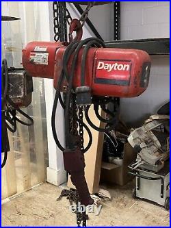 Dayton 9N1000B 1 Ton Electric Chain Hoist