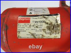 Dayton 9N100B 1 Ton 2000Lb. 230/460V 3Ph Electric Chain Hoist 11' Travel 16FPM