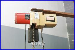 Dayton / Coffing Electric Chain Hoist 500 lb (1/4 Ton) / 20 ft / 16 FPM / 3YB97G