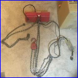Dayton Electric 500lb Chain Hoist 4GU71 HHXG12 8fpm Lift 10