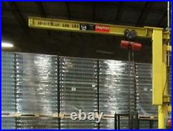 Dayton Roll Tip Lift System, jib crane & electric chain hoist 1/8 to 1/4 tons