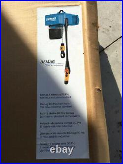Demag DC-Pro 10-800 Electric Chain Hoist New! LOCAL PICK UP ONLY