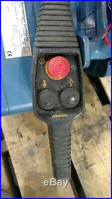 Demag DK2T 10-2000 2 Ton 4000 lb Electric Chain Hoist 10' Lift 2 Speed TESTED