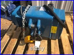 Demag DK2T 10-2000 2 Ton 4000 lb Electric Chain Hoist 10' Lift 2 Speed TESTED