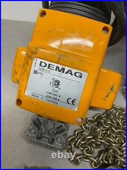 Demag DKM2-125-K-V2F4 Electric Chain Hoist 275lb Capacity, 460V, 60 Hz