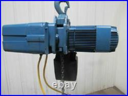 Demag DKUN 10-1000K V2F4 Electric Chain Hoist 2200lb 27' Lift 460V 2 Speed 50FPM