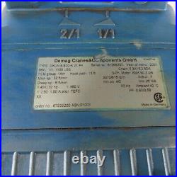 Demag DKUN-5-500KV1F4 1/2 Ton Electric Chain Hoist 32/8FPM 2 Speed 16' Lift 460V