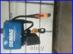 Demag Electric Chain Hoist 1100 Lbs 2 Speed
