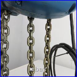 Demag PK10N 2000LBS 1 Ton Electric Chain Hoist 15' Lift 12.5FPM 230/460V 3PH