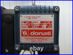 Donati 214D Electric Chain Hoist 1/2 Ton 16' Lift 16/5 FPM 2 Speed 460 Volt 3PH