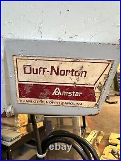 Duff-norton Amstar 1/2 Ton 2 Speed Electric Chain Hoist 230 Vac 3 Phase