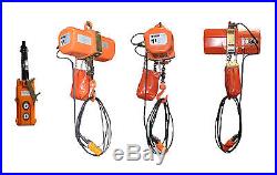 Electric Chain Hoist, 2000 lb, 230V electric crane hoist HD Super 2000 1 ton