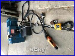 Electric Chain Hoist, 2200 lb, 16 ft. DEMAG DC Com 10-1000 1/1 H5 V7,2/1,8
