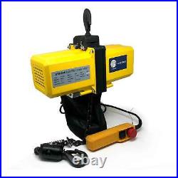 Electric Chain Hoist Overhead Crane with 20FT Remote Control(120V/60HZ-1100LBS)