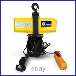 Electric Chain Hoist Overhead Crane with 20FT Remote Control(120V/60HZ-1100LBS)