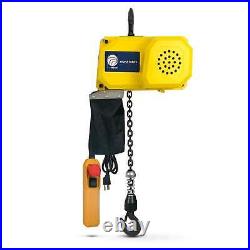 Electric Chain Hoist Overhead Crane with 20FT Remote Control(120V/60HZ- 660LBS)