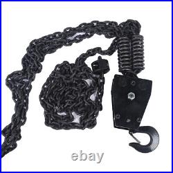 Electric chain hoist 1T/2200LBS 110V 10ft. 2.5m/Min with Chain Bag G80 Chain