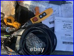 HARRINGTON SEQ005SD-20 Electric Chain Hoist, 14.8A, 25/4.2 fpm