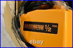HARRINGTON SEQ005SD-20, Electric Chain Hoist, 20 ft. Lift, 200-230 V, 1705 RPM