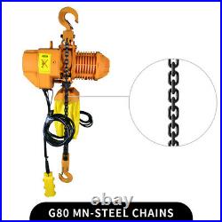 HD Super 2200 Electric Chain Hoist, 2200 lb, 10ft Lift Electric crane hoist