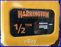 Harrington 1/2 Ton Electric Chain Hoist 208-230/460v 3 Phase Ibbq
