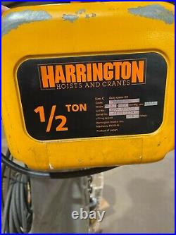 Harrington 1/2 Ton Electric Chain Hoist, 460V, 0.75 HP NER005L