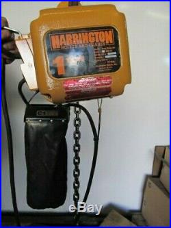Harrington 1 Ton Electric Chain Hoist