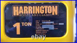 Harrington 1 Ton Electric Chain Hoist Never Used